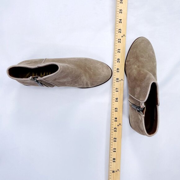 Sam Edelman Womens Petty Chelsea Suede Leather Ankle Bootie Boots 4 - Picture 3 of 12